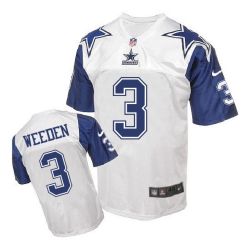 Cheap Brandon Weeden Cowboys Jersey From China White Retro Elite #3