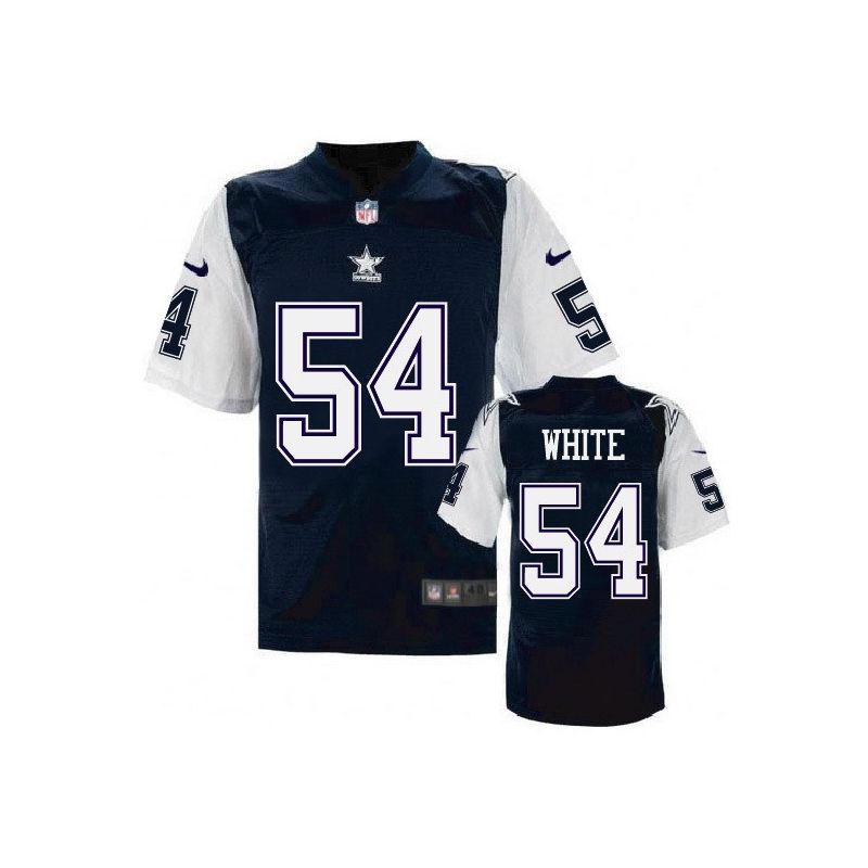 Cheap Danny White Cowboys Jersey From China Navy Retro Elite #54