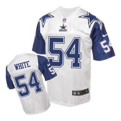 Cheap Danny White Cowboys Jersey From China White Retro Elite #54