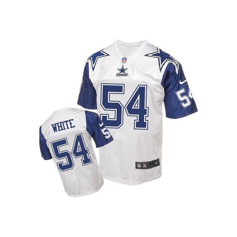 Cheap Danny White Cowboys Jersey From China White Retro Elite #54