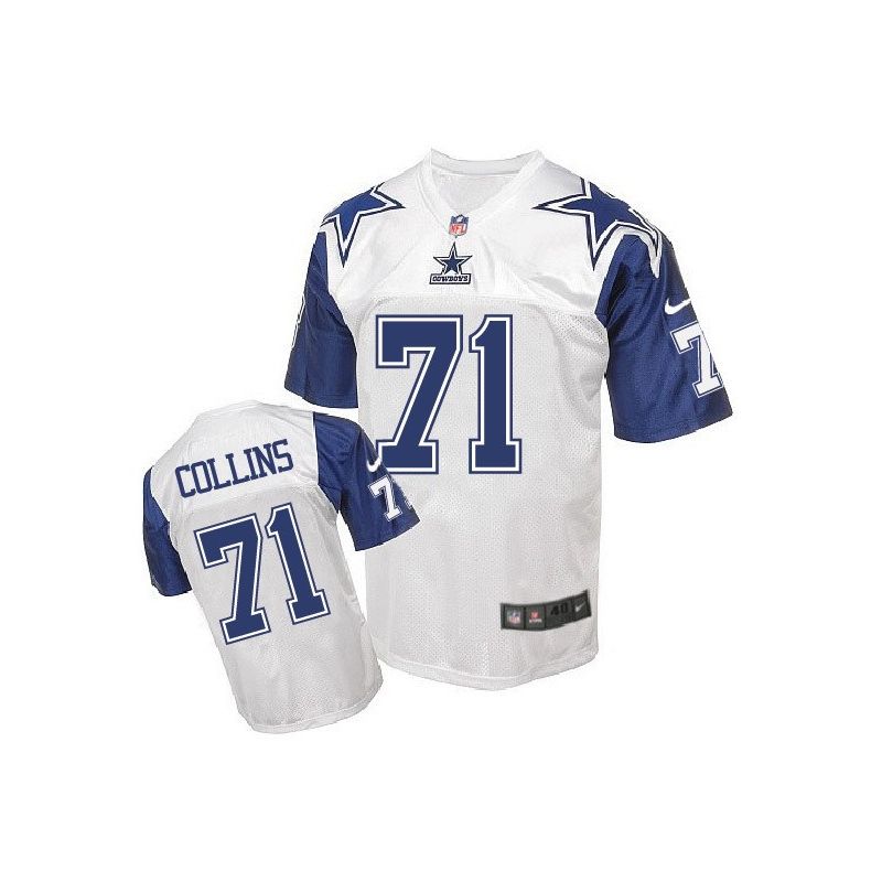 Cheap Lael Collins Cowboys Jersey From China White Retro Elite #71