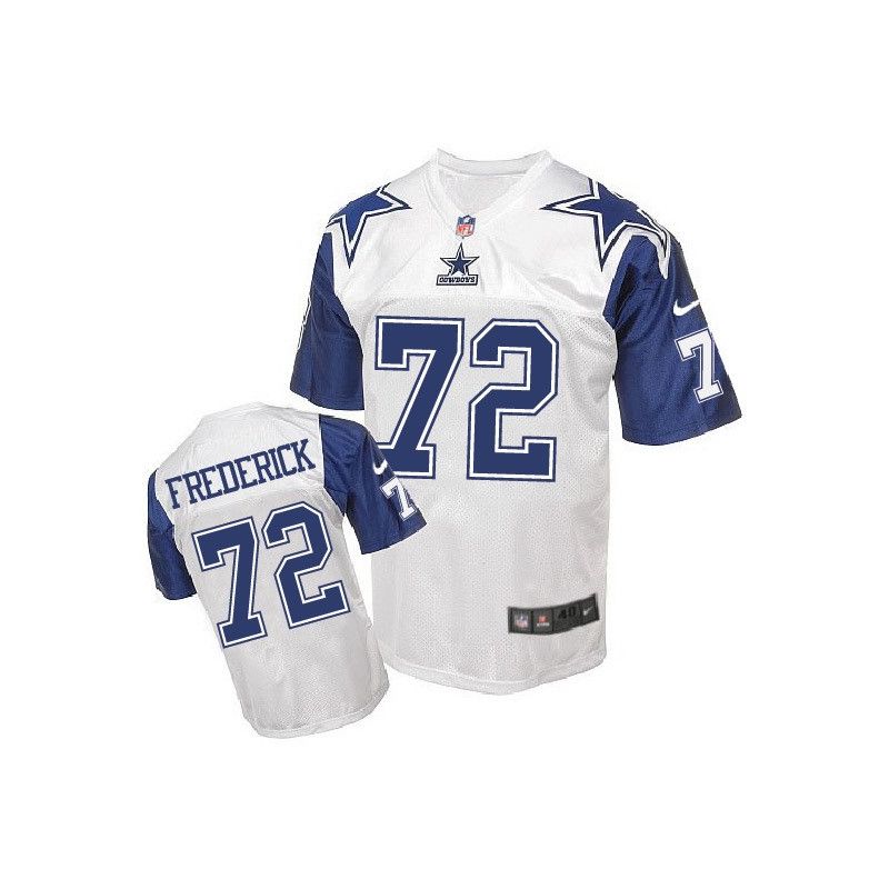 Cheap Travis Frederick Cowboys Jersey From China White Retro Elite #72