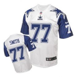 Cheap Tyron Smith Cowboys Jersey From China White Retro Elite #77