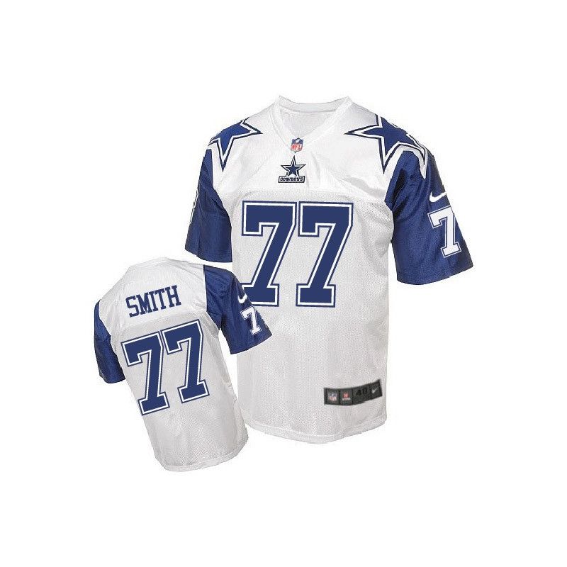 Cheap Tyron Smith Cowboys Jersey From China White Retro Elite #77