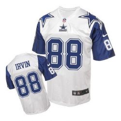 Cheap Michael Irvin Cowboys Jersey From China White Retro Elite #88