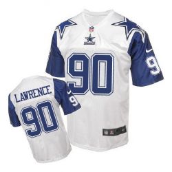 Cheap Demarcus Lawrence Cowboys Jersey From China White Retro Elite #90