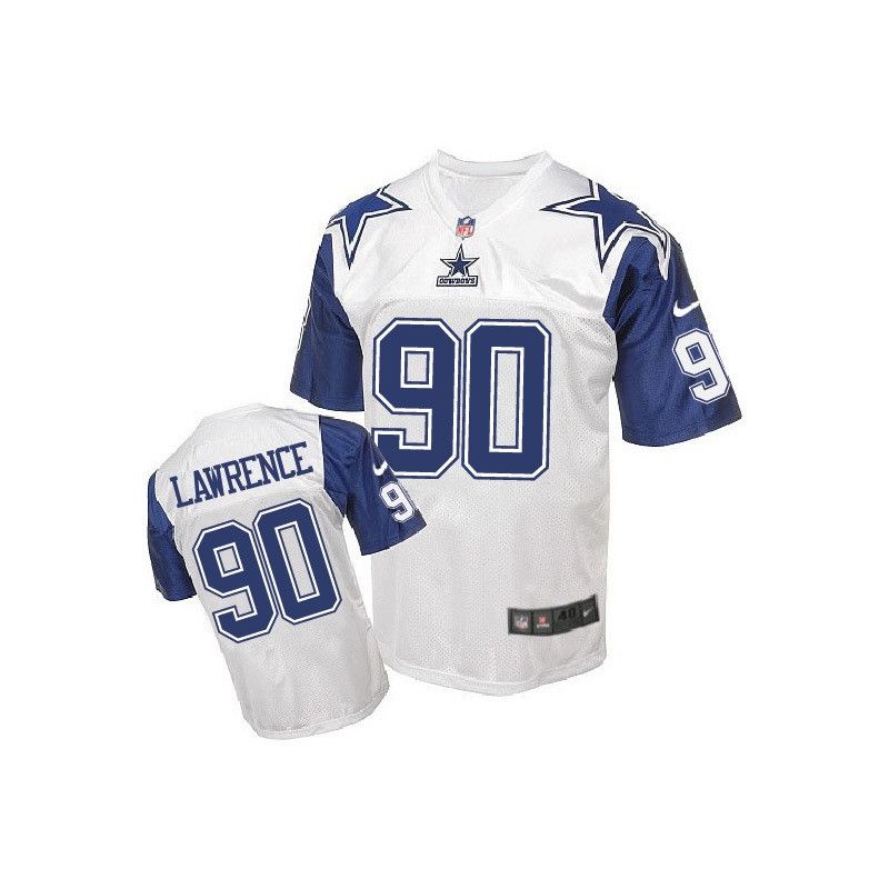 Cheap Demarcus Lawrence Cowboys Jersey From China White Retro Elite #90