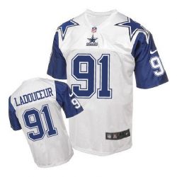 Cheap LP LaDouceur Cowboys Jersey From China White Retro Elite #91