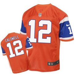 Cheap Andre Caldwell Broncos Jersey From China Orange throwback Elite #12