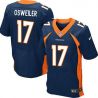 Cheap Brock Osweiler Broncos Jersey From China Blue Elite #17