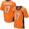 Cheap Brock Osweiler Broncos Jersey From China Orange Elite #17