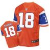 Cheap Peyton Manning Broncos Jersey From China Orange throwback Elite #18