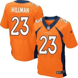 Cheap Ronnie Hillman Broncos Jersey From China Orange Elite #23