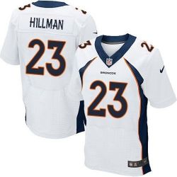 Cheap Ronnie Hillman Broncos Jersey From China White Elite #23