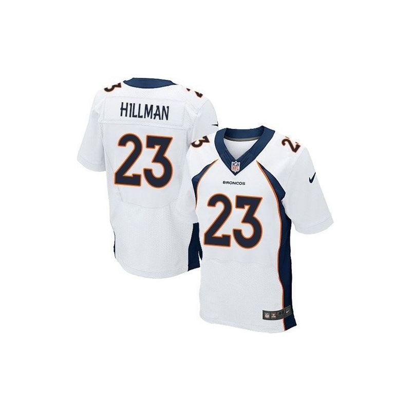 Cheap Ronnie Hillman Broncos Jersey From China White Elite #23