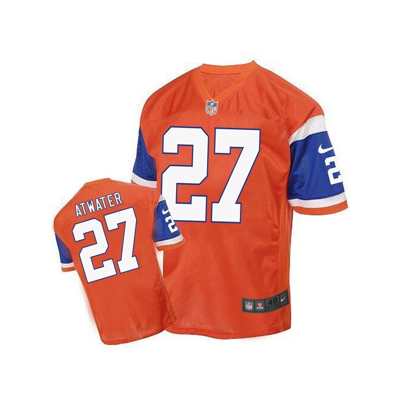 Cheap Steve Atwater Broncos Jersey From China Orange throwback Elite #27