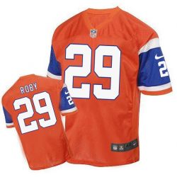 Cheap Bradley Roby Broncos Jersey From China Orange throwback Elite #29
