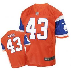 Cheap TJ Ward Broncos Jersey From China Orange throwback Elite #43