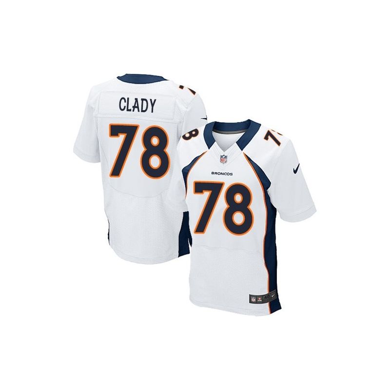 Cheap Ryan Clady Broncos Jersey From China White Elite #78