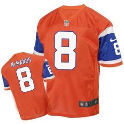 Cheap Brandon McManus Broncos Jersey From China Orange throwback Elite #8