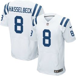 Cheap Matt Hasselbeck Colts Jersey From China White Elite #8