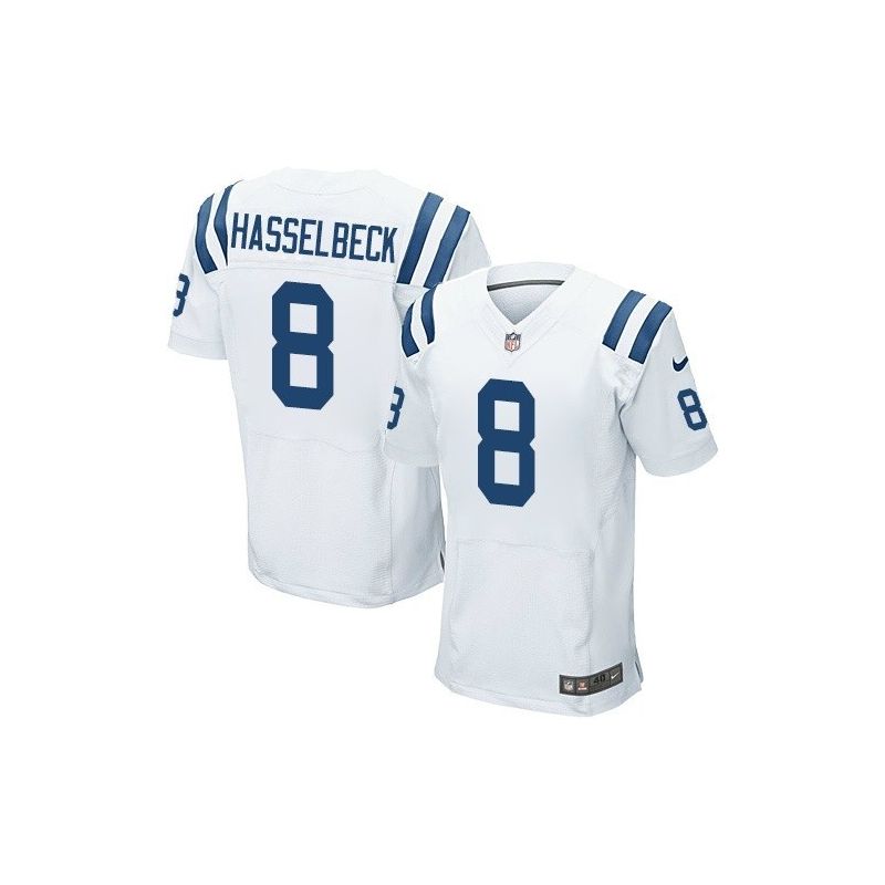 Cheap Matt Hasselbeck Colts Jersey From China White Elite #8