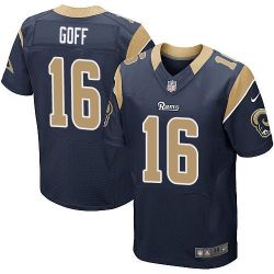 Cheap Jared Goff Rams Jersey From China Blue Elite #16