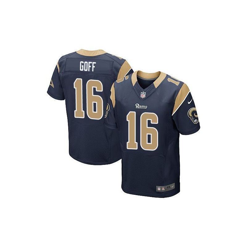 Cheap Jared Goff Rams Jersey From China Blue Elite #16