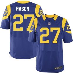 Cheap Tre Mason Rams Jersey From China Royal Blue Elite #27