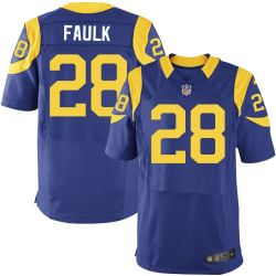 Cheap Marshall Faulk Rams Jersey From China Royal Blue Elite #28