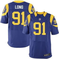 Cheap Chris Long Rams Jersey From China Royal Blue Elite #91