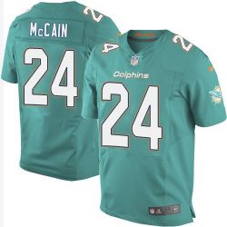 Cheap Brice McCain Dolphins Jersey From China Green 2015 new Elite #24