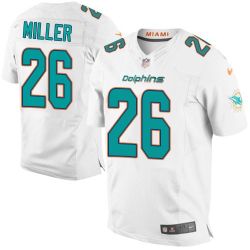 Cheap Lamar Miller Dolphins Jersey From China White 2015 new Elite #26