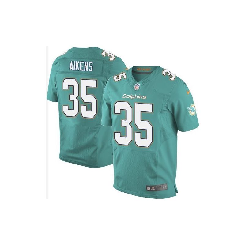 Cheap Walt Aikens Dolphins Jersey From China Green 2015 new Elite #35