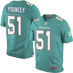 Cheap Mike Pouncey Dolphins Jersey From China Green 2015 new Elite #51