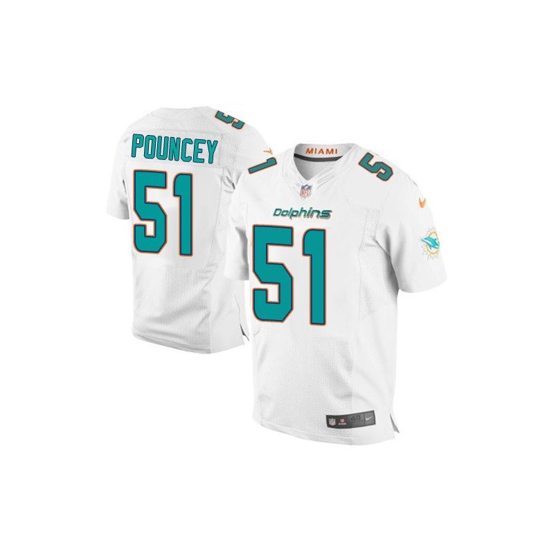 Cheap Mike Pouncey Dolphins Jersey From China White 2015 new Elite #51
