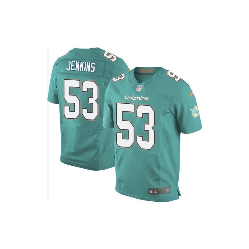 Cheap Jelani Jenkins Dolphins Jersey From China Green 2015 new Elite #53