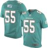 Cheap Koa Misi Dolphins Jersey From China Green 2015 new Elite #55