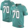 Cheap JaWuan James Dolphins Jersey From China Green 2015 new Elite #70