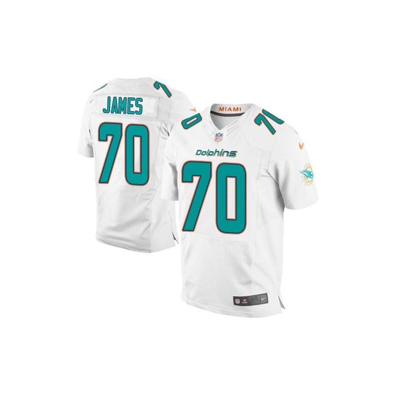 Cheap JaWuan James Dolphins Jersey From China White 2015 new Elite #70