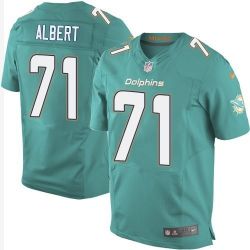Cheap Branden Albert Dolphins Jersey From China Green 2015 new Elite #71