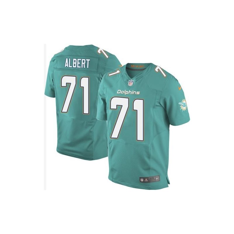 Cheap Branden Albert Dolphins Jersey From China Green 2015 new Elite #71