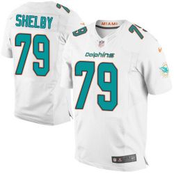 Cheap Derrick Shelby Dolphins Jersey From China White 2015 new Elite #79