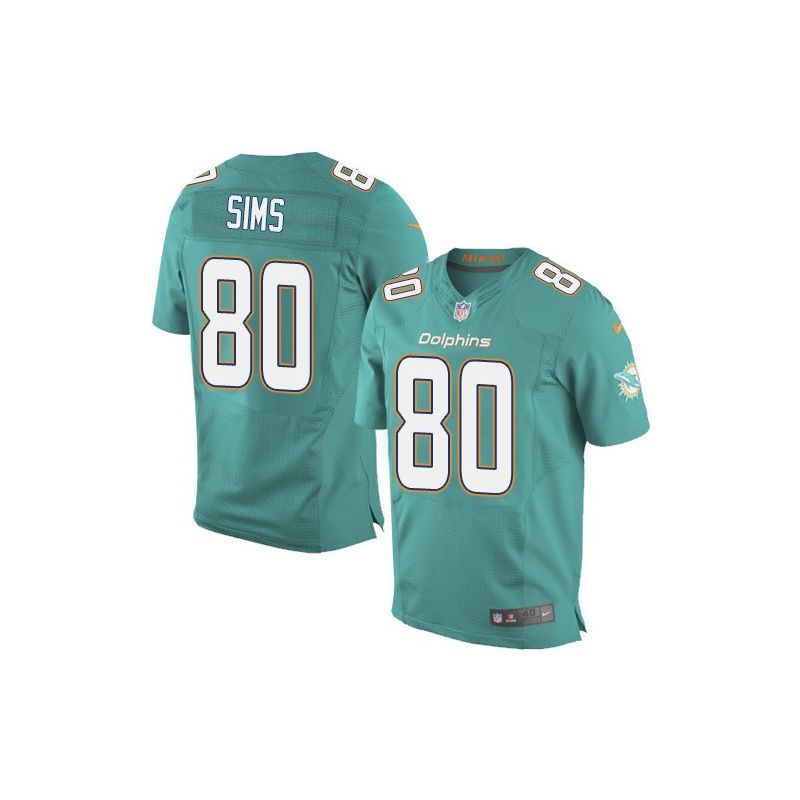 Cheap Dion Sims Dolphins Jersey From China Green 2015 new Elite #80