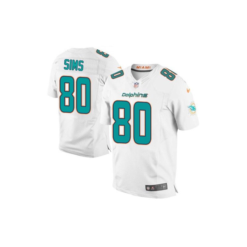 Cheap Dion Sims Dolphins Jersey From China White 2015 new Elite #80