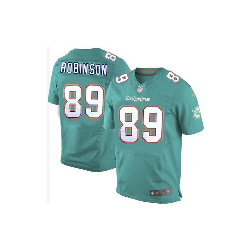 Cheap Gerell Robinson Dolphins Jersey From China Green 2015 new Elite #89