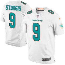 Cheap Caleb Sturgis Dolphins Jersey From China White 2015 new Elite #9
