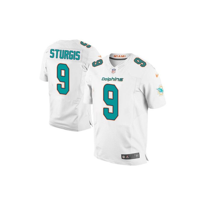 Cheap Caleb Sturgis Dolphins Jersey From China White 2015 new Elite #9