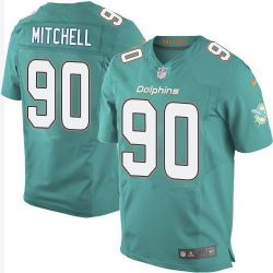 Cheap Earl Mitchell Dolphins Jersey From China Green 2015 new Elite #90