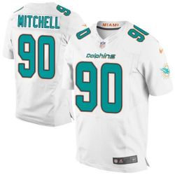 Cheap Earl Mitchell Dolphins Jersey From China White 2015 new Elite #90